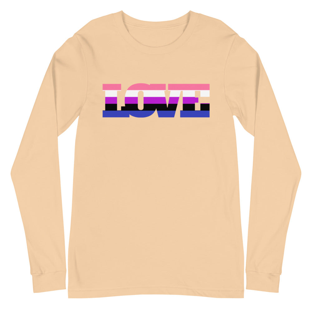Genderfluid Love Unisex Long Sleeve T-Shirt