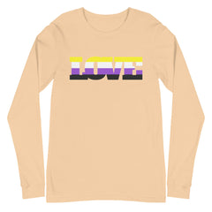 Non-Binary Love Unisex Long Sleeve T-Shirt
