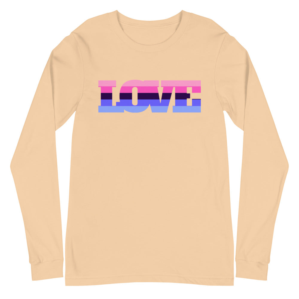 Omnisexual Love Unisex Long Sleeve T-Shirt