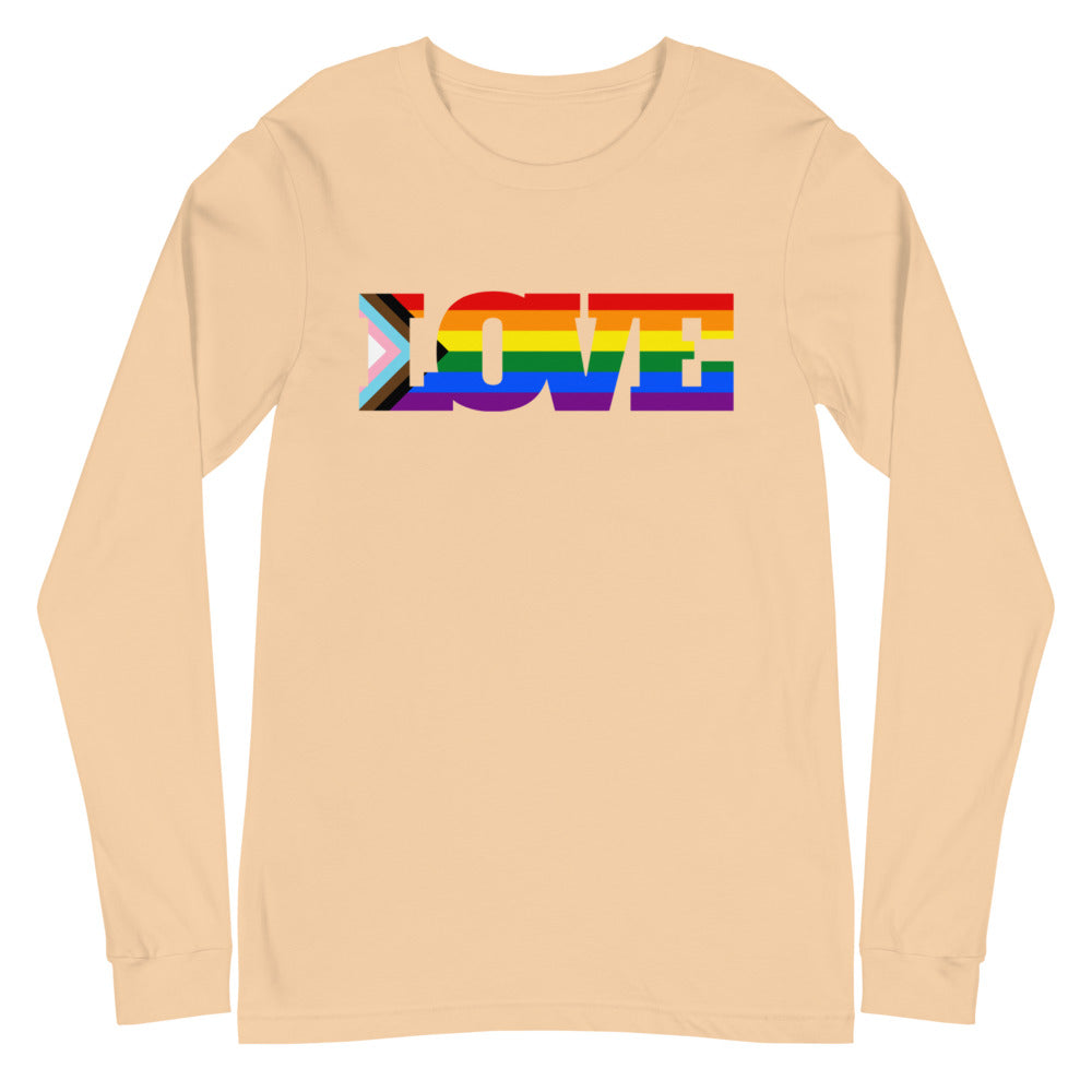 Progress Lgbt Love Unisex Long Sleeve T-Shirt