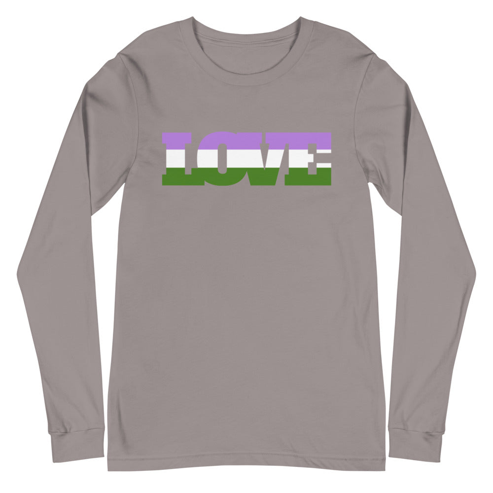 Genderqueer Love Unisex Long Sleeve T-Shirt
