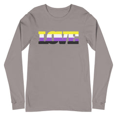 Non-Binary Love Unisex Long Sleeve T-Shirt