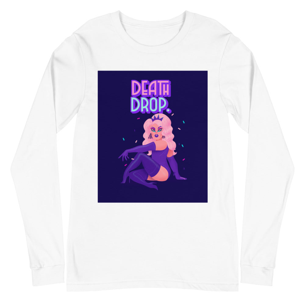 Death Drop Unisex Long Sleeve T-Shirt