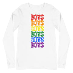 Boys Boys Boys Unisex Long Sleeve T-Shirt
