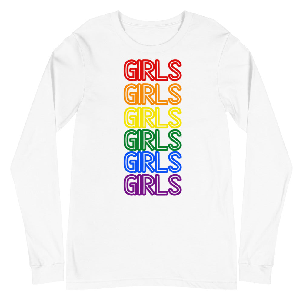 Girls Girls Girls Unisex Long Sleeve T-Shirt