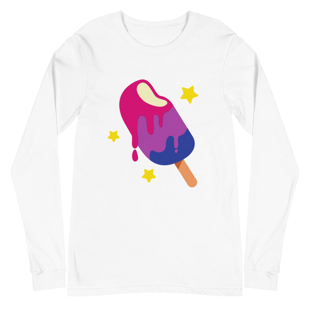 Bisexual Popsicle Unisex Long Sleeve T-Shirt