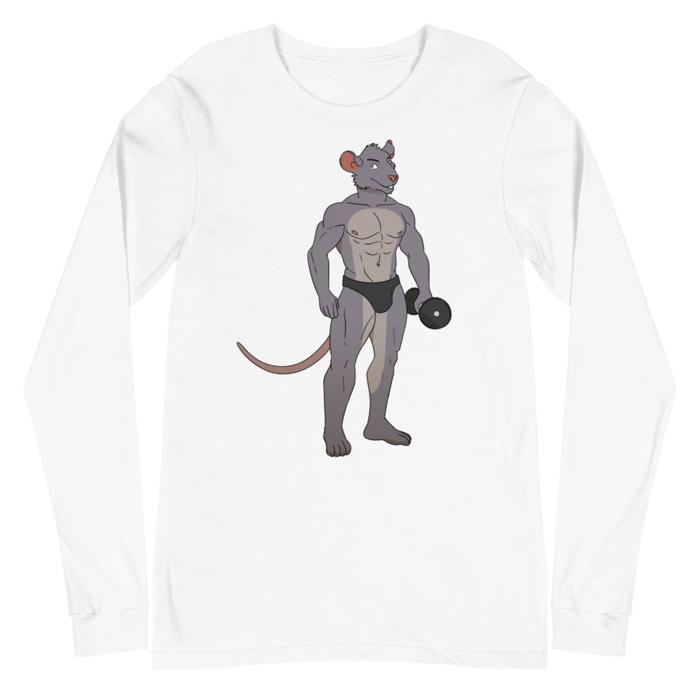 Gay Gym Rat Unisex Long Sleeve T-Shirt