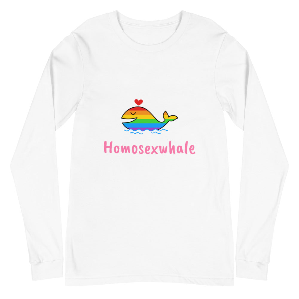 Homosexwhale Unisex Long Sleeve T-Shirt