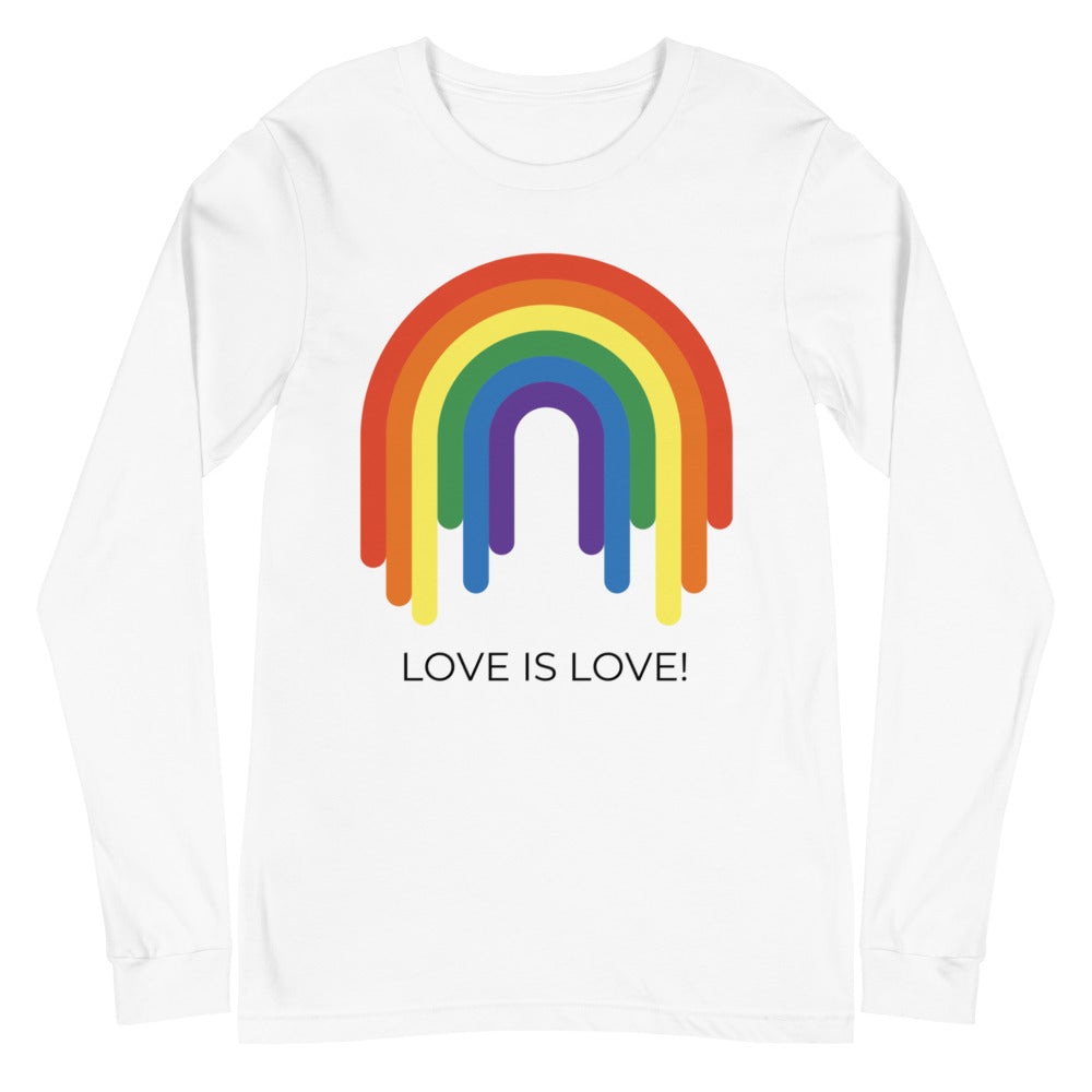 Love Is Love Rainbow Unisex Long Sleeve T-Shirt