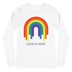 Love Is Love Rainbow Unisex Long Sleeve T-Shirt