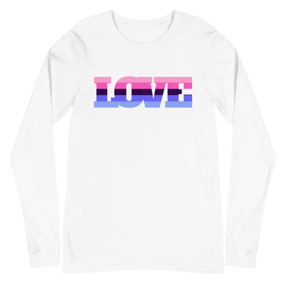 Omnisexual Love Unisex Long Sleeve T-Shirt
