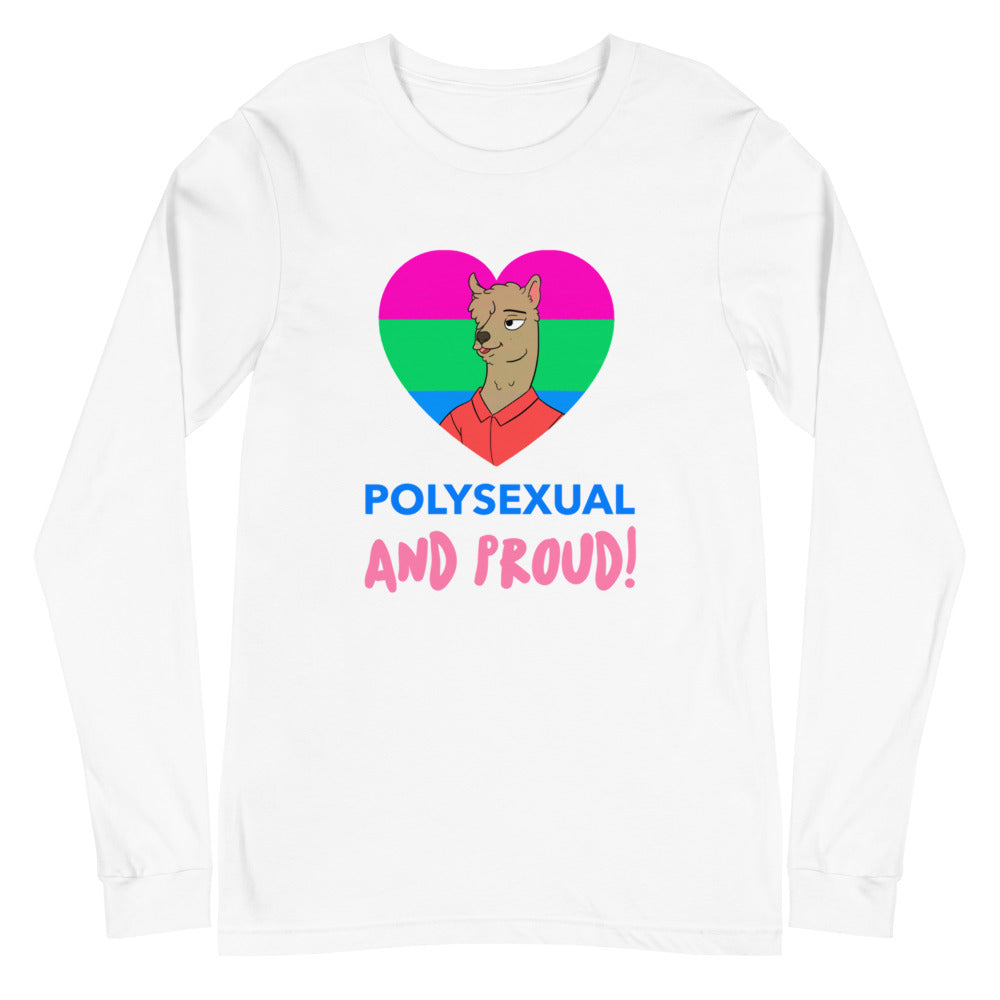 Polysexual And Proud Unisex Long Sleeve T-Shirt