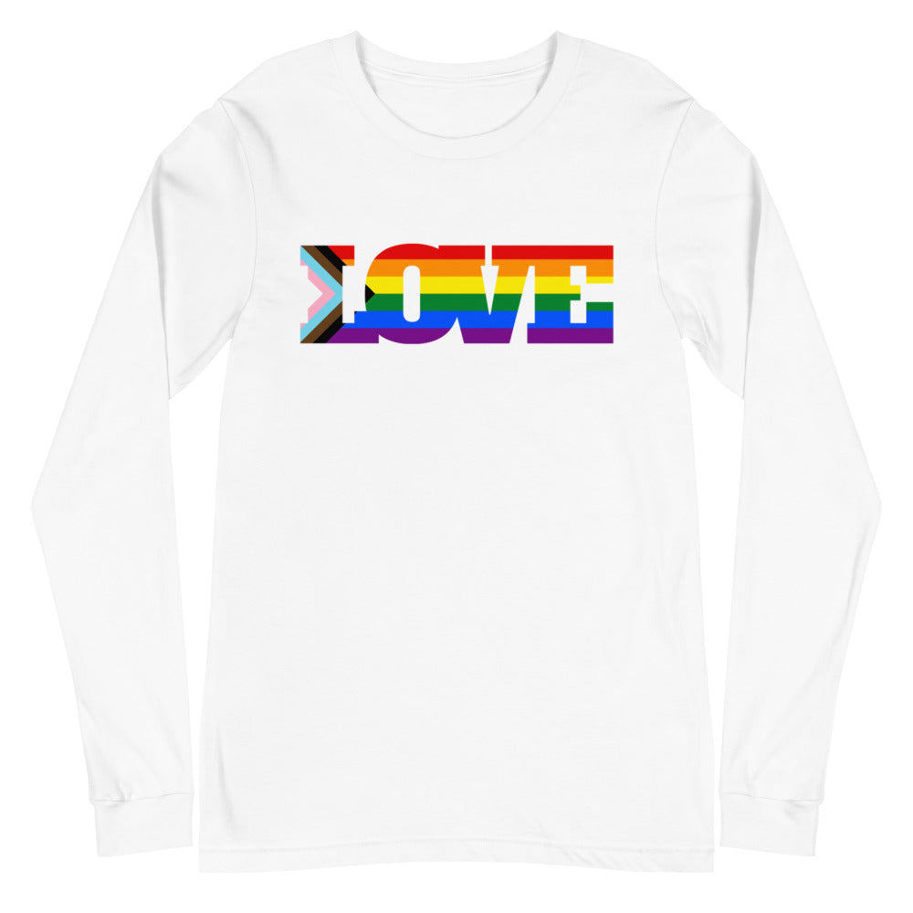 Progress Lgbt Love Unisex Long Sleeve T-Shirt