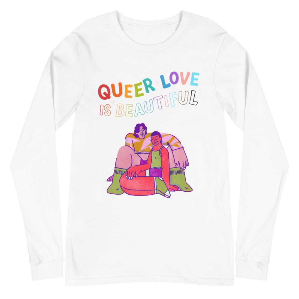 Queer Love Is Beautiful Unisex Long Sleeve T-Shirt