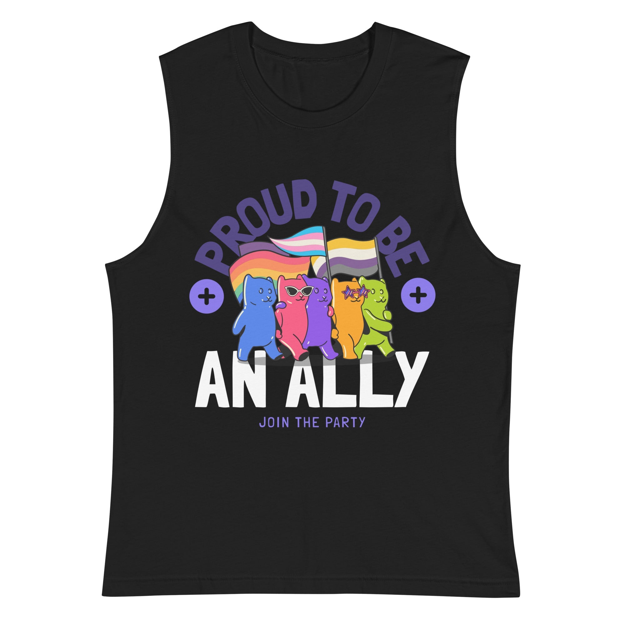 Proud To Be An Ally Muscle Top
