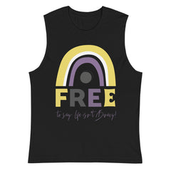 Free To Say: Life Isn't Binary! Muscle Top