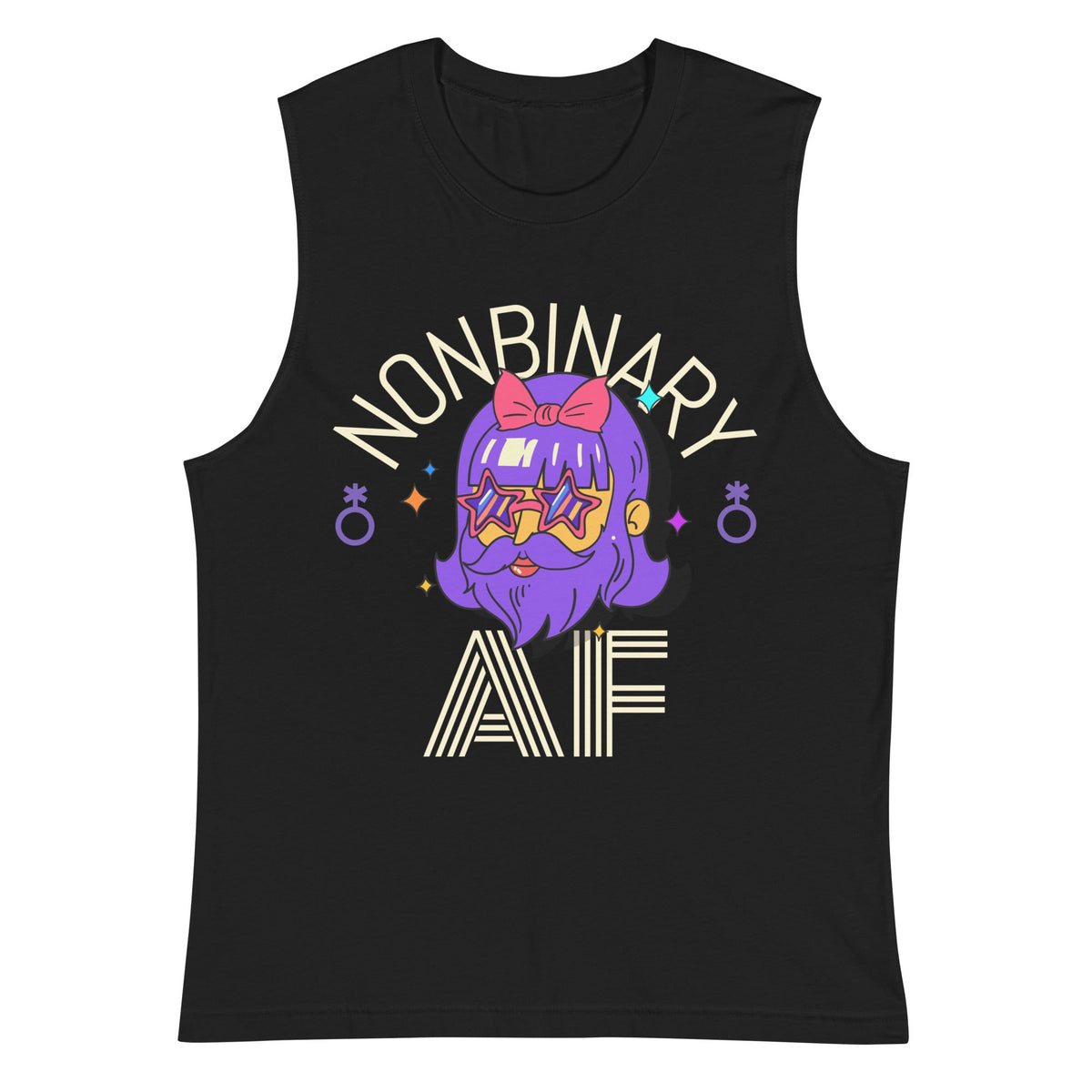 Nonbinary AF Muscle Top