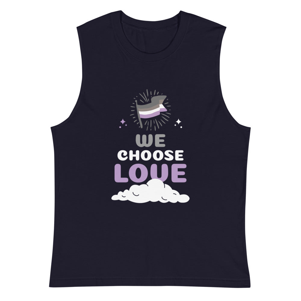 Asexual We Choose Love Muscle Top