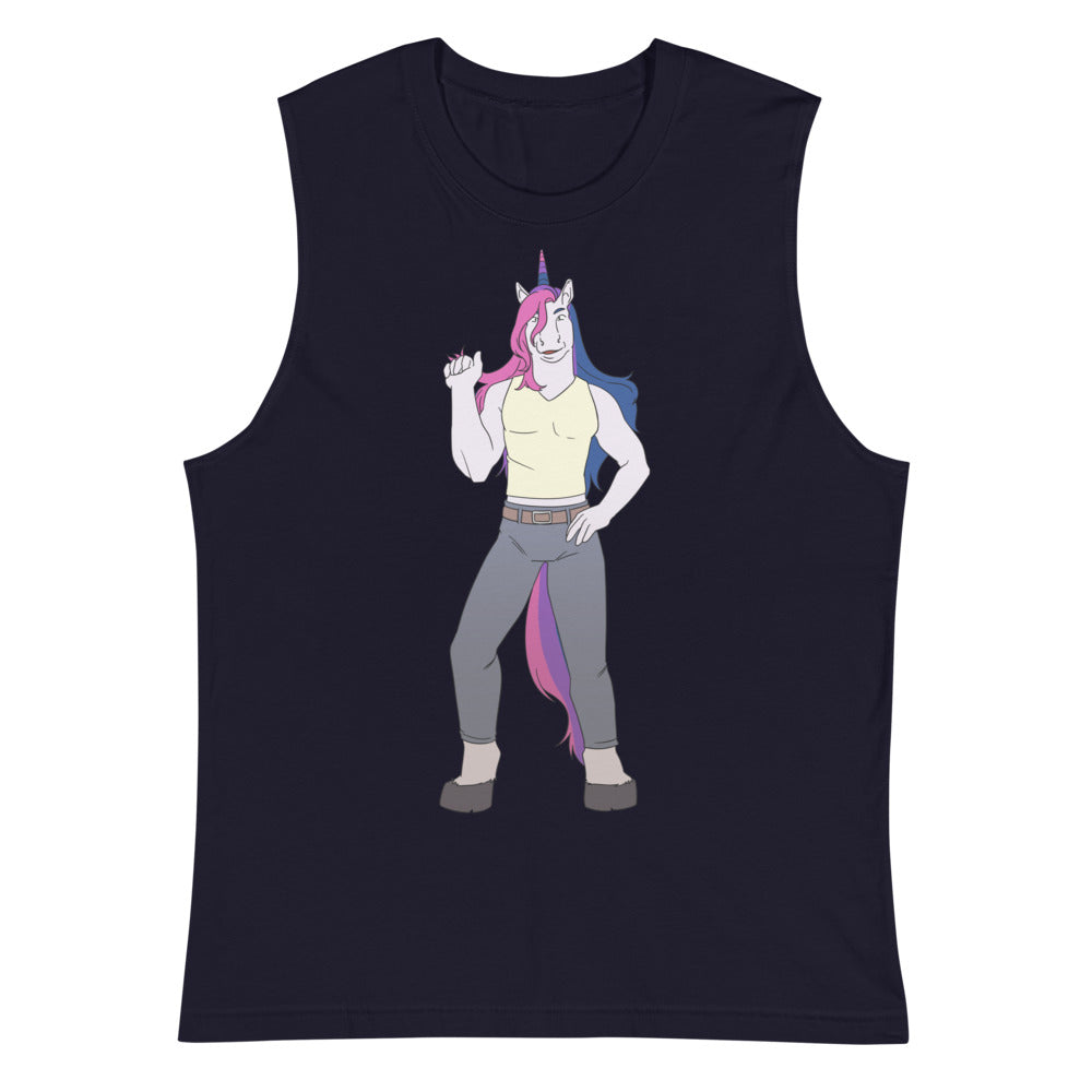 Bisexual Unicorn Muscle Top