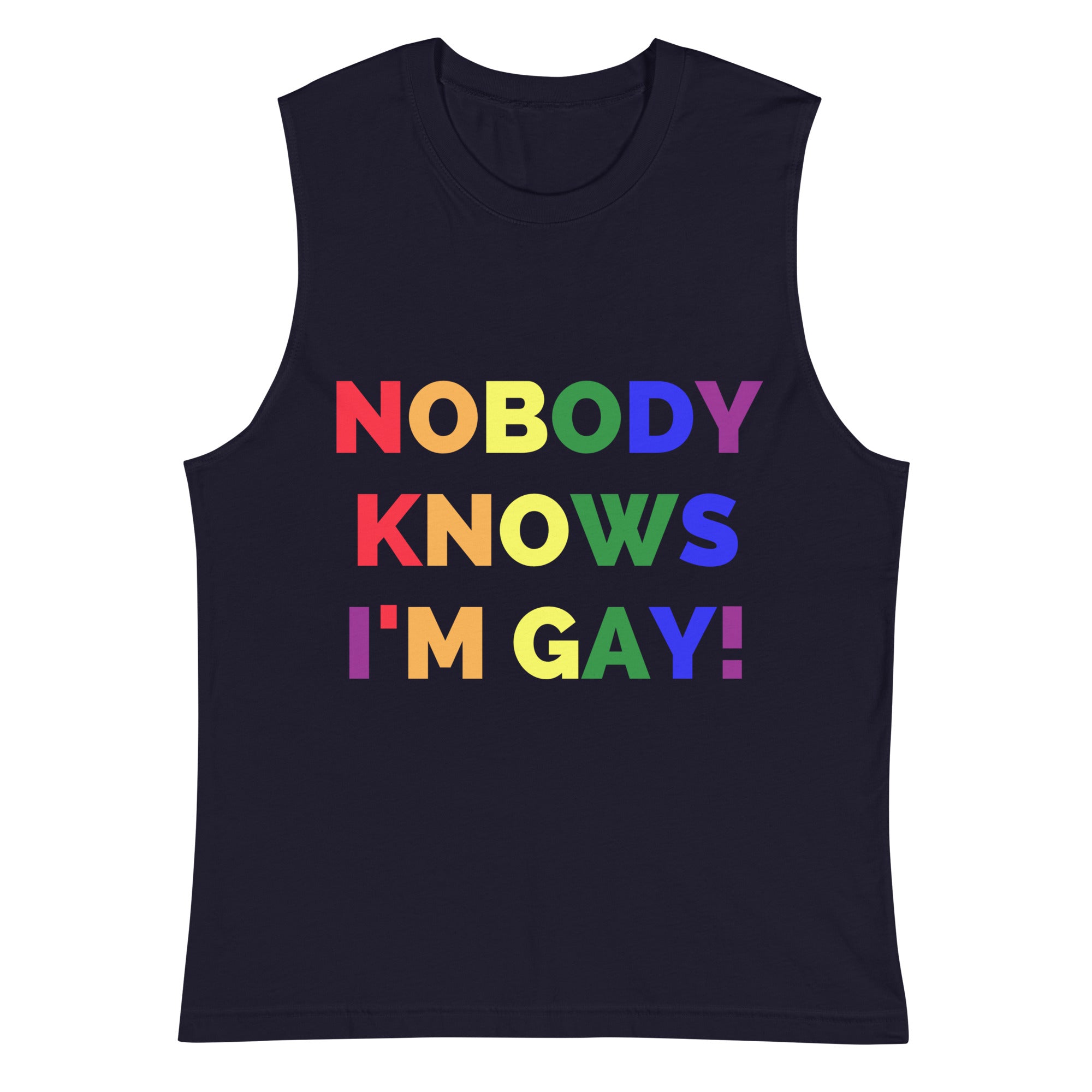 Nobody Knows I'm Gay! Muscle Top