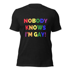 Nobody Knows I'm Gay! T-Shirt