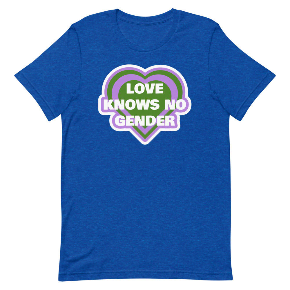 Love Knows No Gender Genderqueer T-Shirt