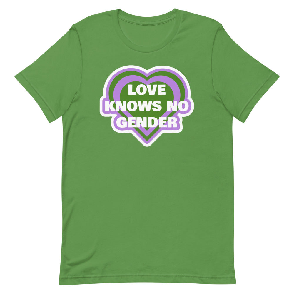 Love Knows No Gender Genderqueer T-Shirt