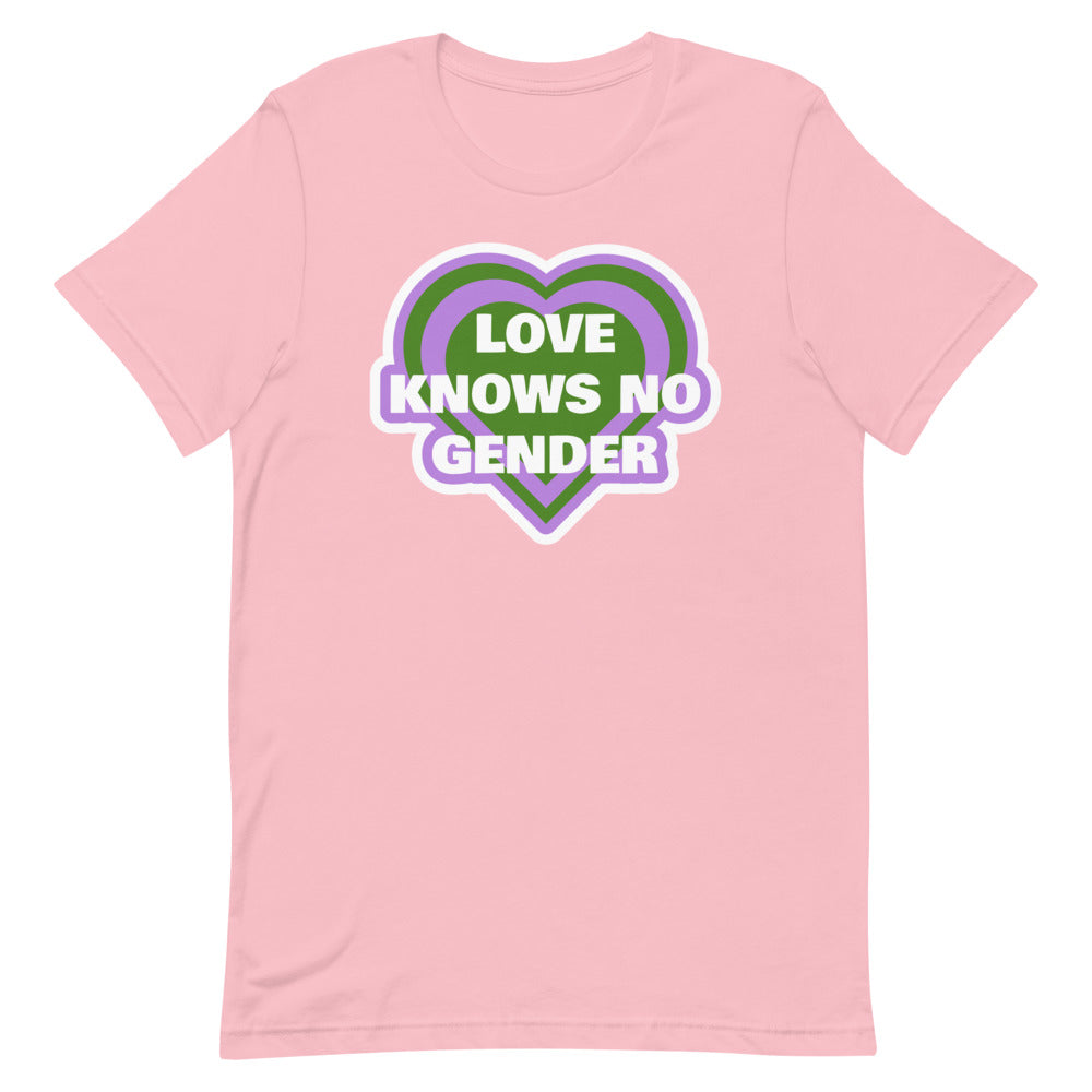Love Knows No Gender Genderqueer T-Shirt