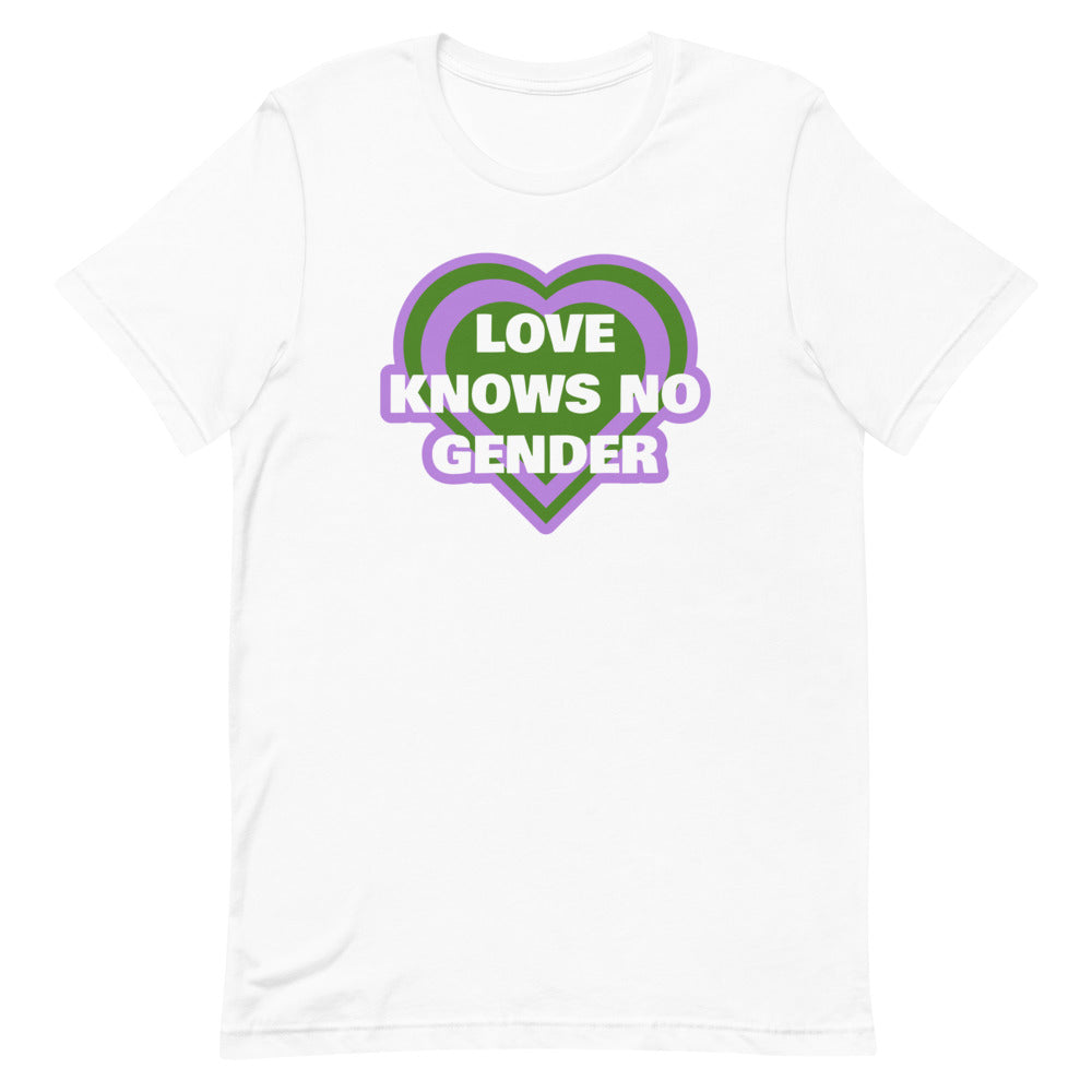 Love Knows No Gender Genderqueer T-Shirt