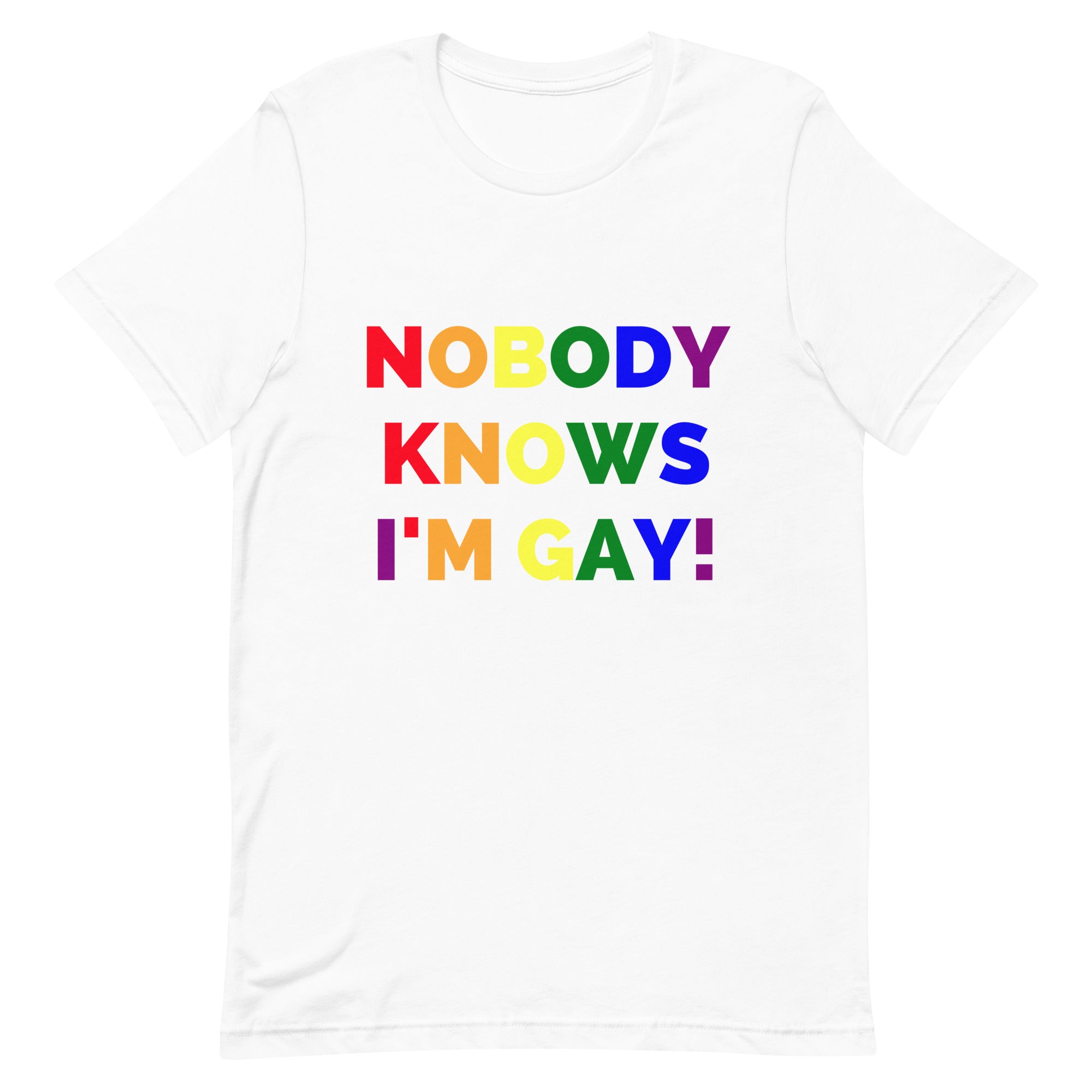 Nobody Knows I'm Gay! T-Shirt