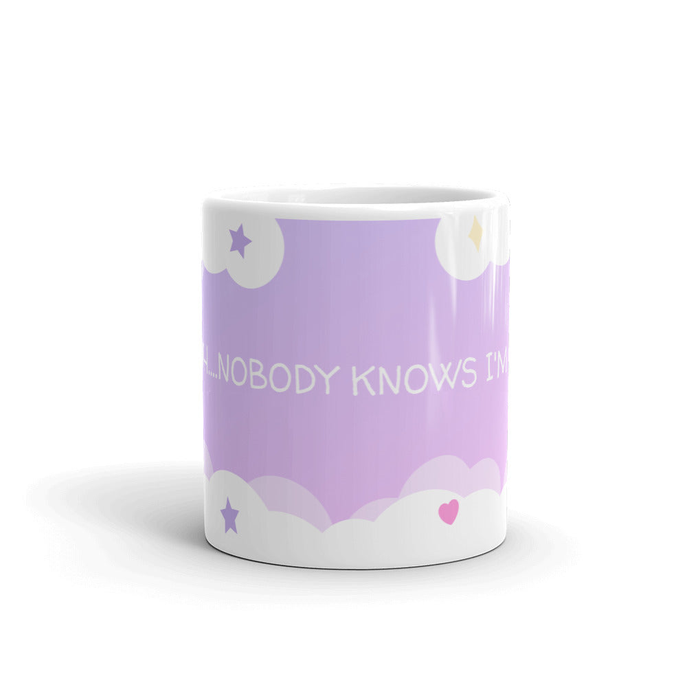 SHHHH. Nobody Knows I'm Gay Mug
