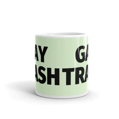 Gay Trash (Black Text) Mug