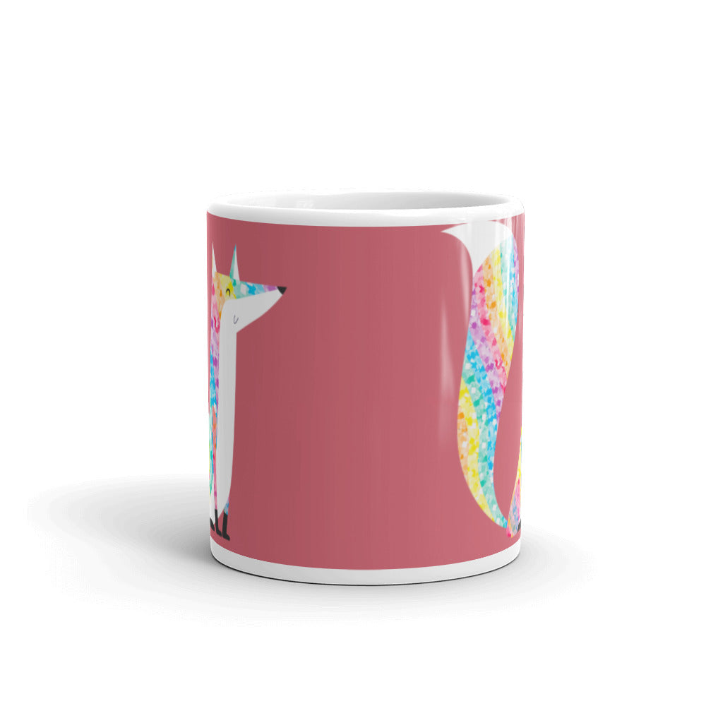 Glitter Fox Mug
