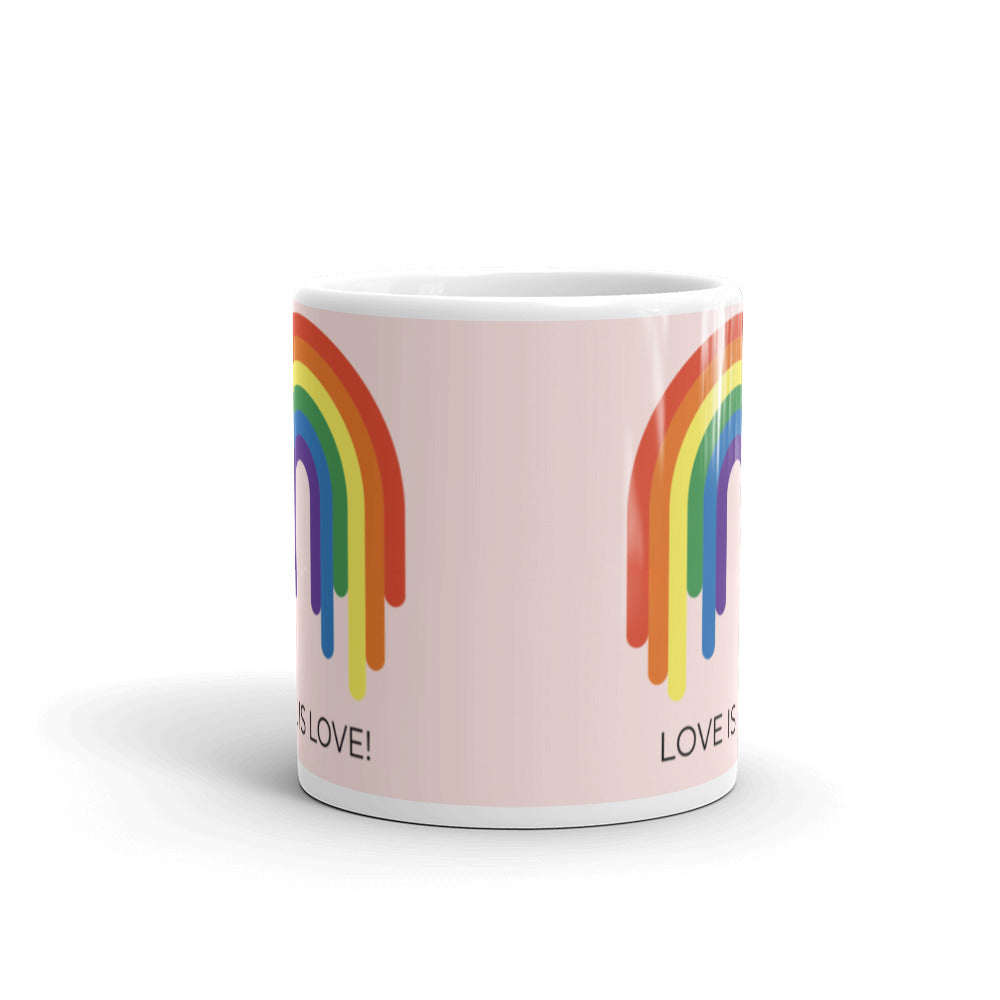 Love Is Love Rainbow Mug