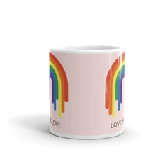 Love Is Love Rainbow Mug