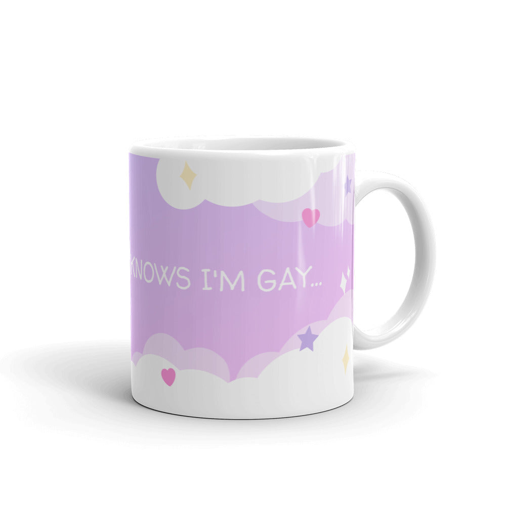 SHHHH. Nobody Knows I'm Gay Mug