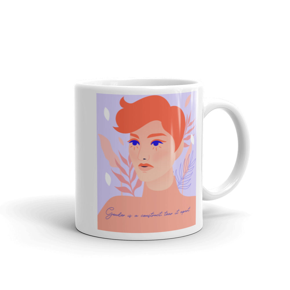 Gender Is A Construct Tear It Apart Mug