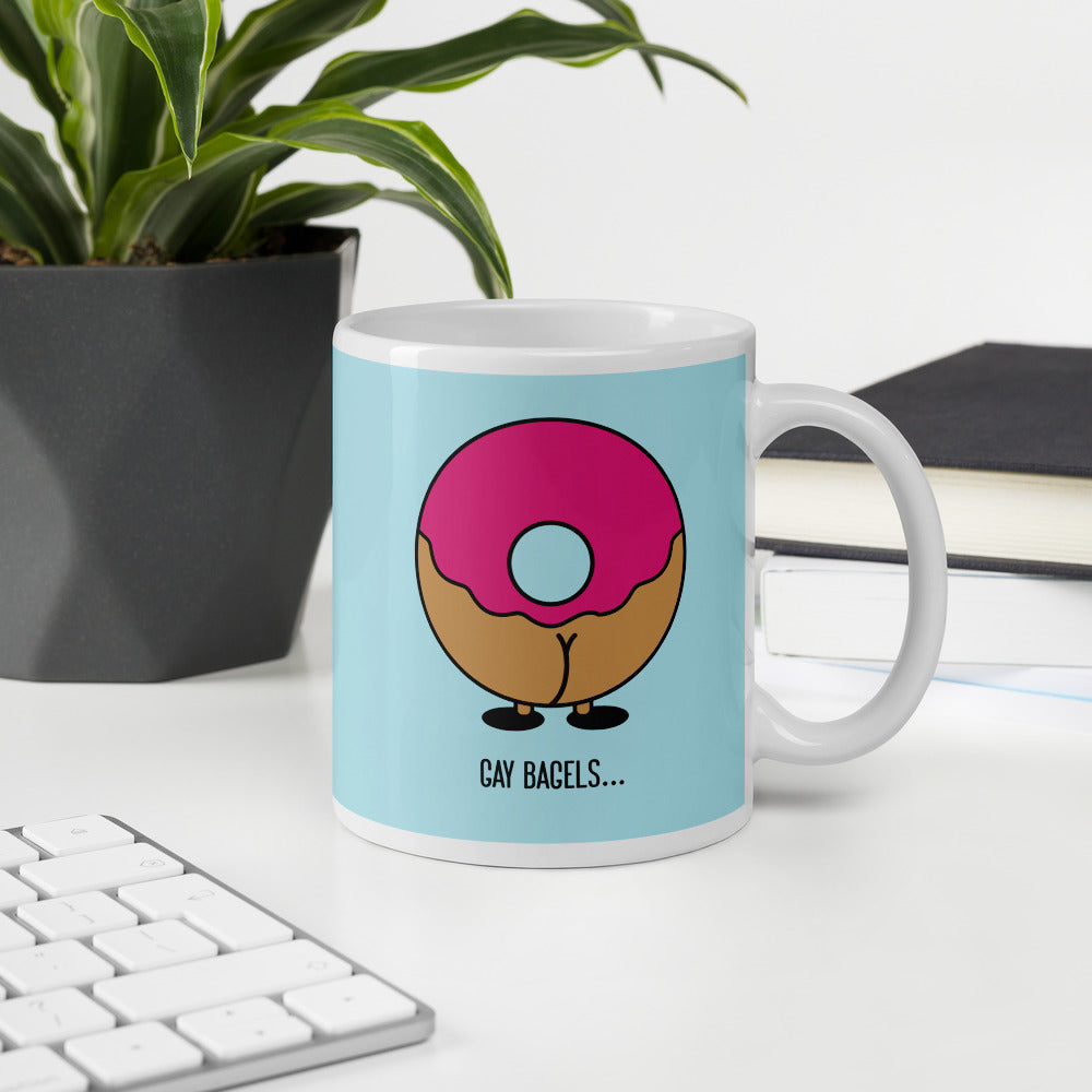 Doughnuts Are Just Gay Bagels Mug