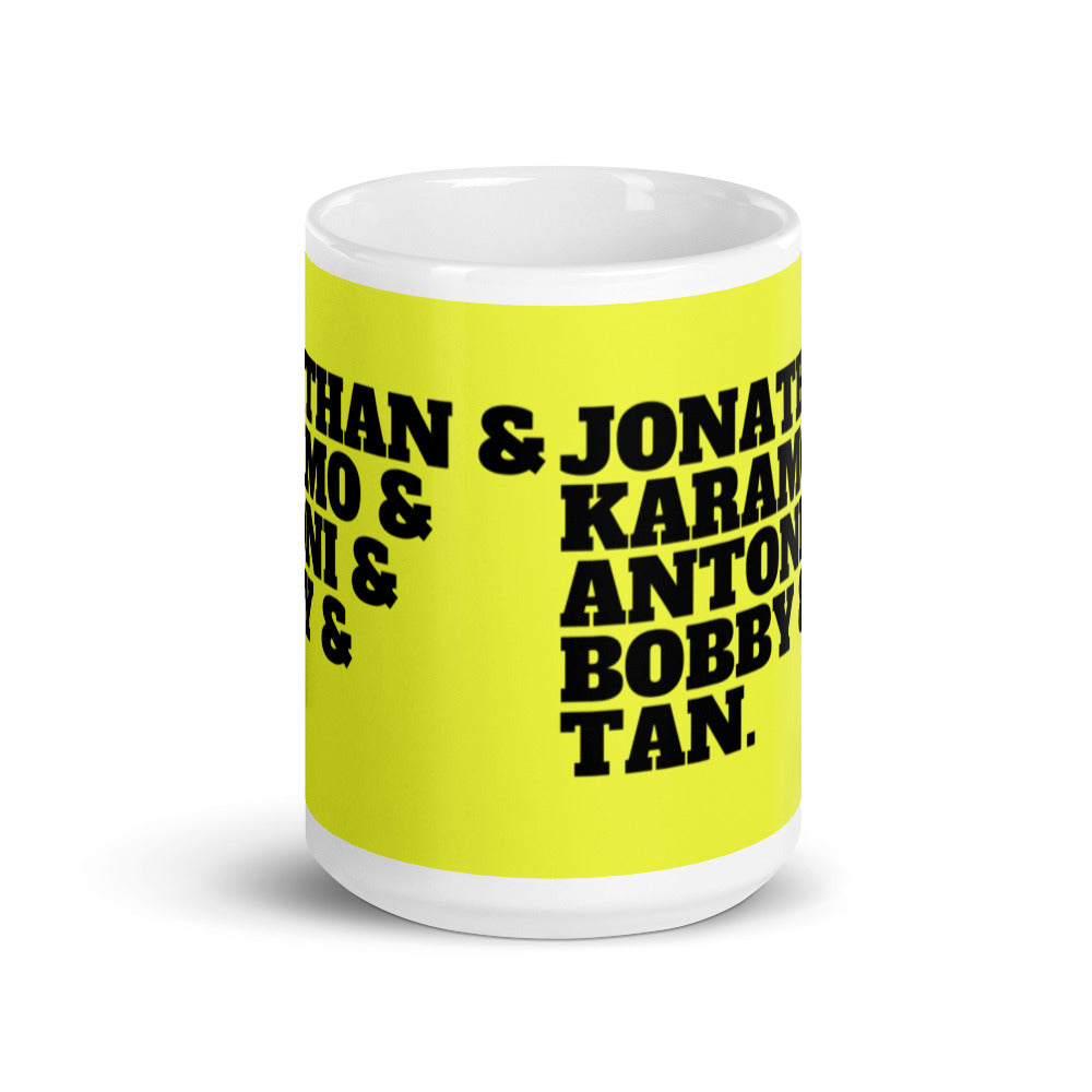 Jonathan & Karamo & Antoni & Bobby & Tan Mug