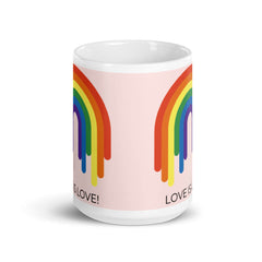 Love Is Love Rainbow Mug