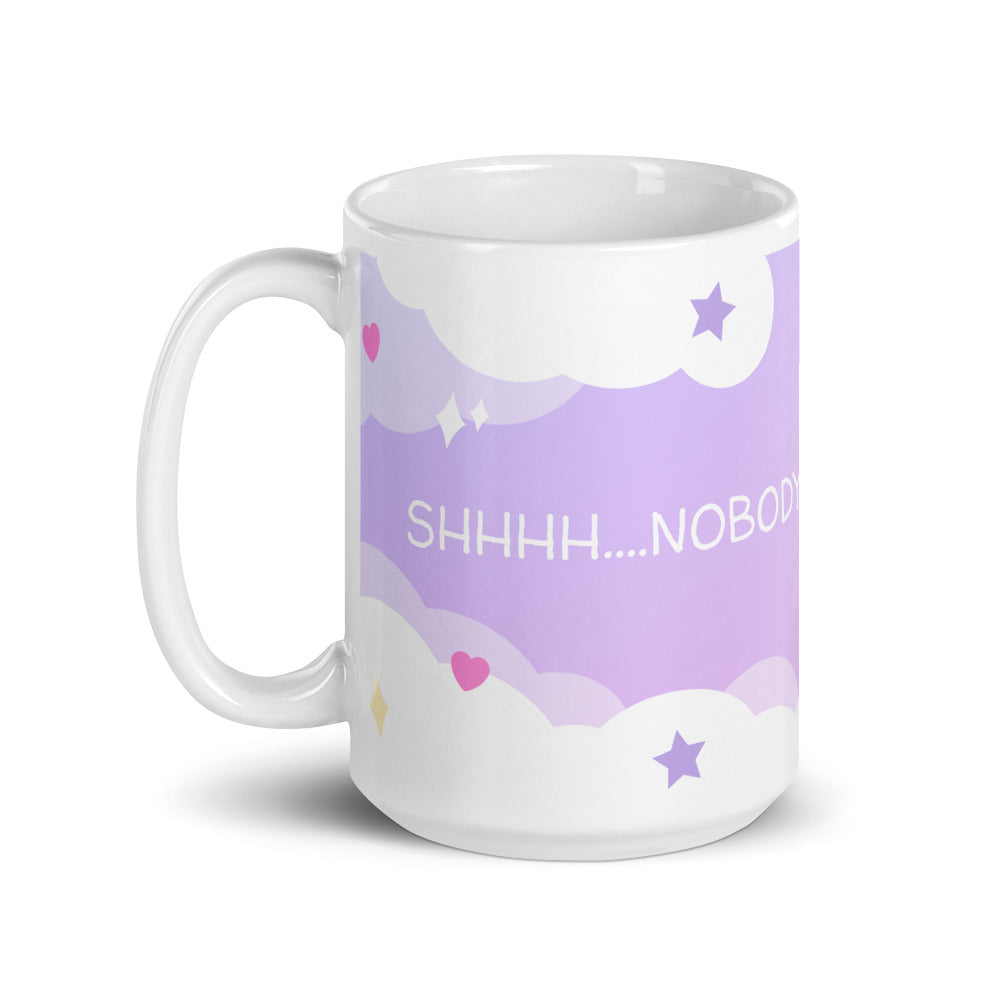 SHHHH. Nobody Knows I'm Gay Mug