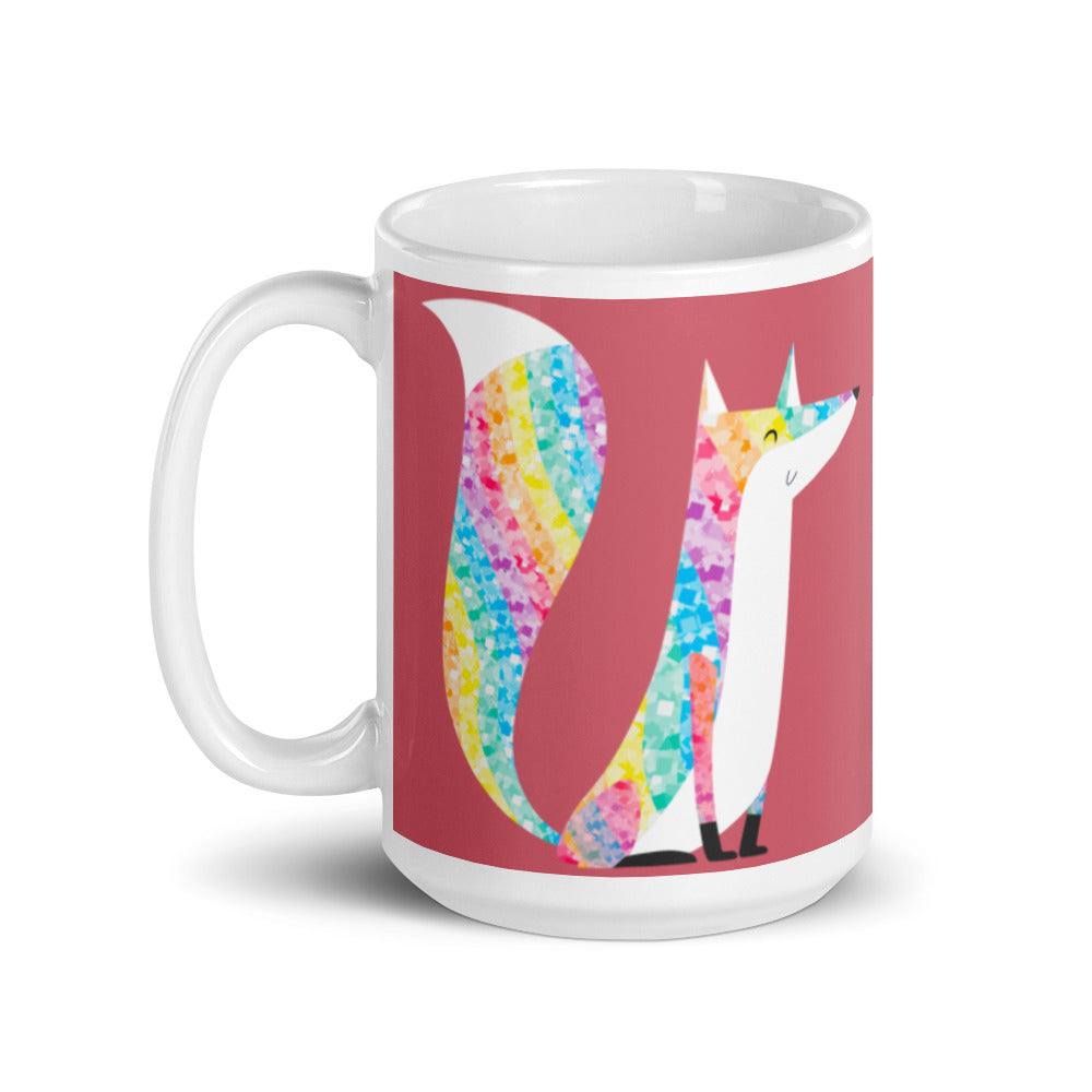 Glitter Fox Mug