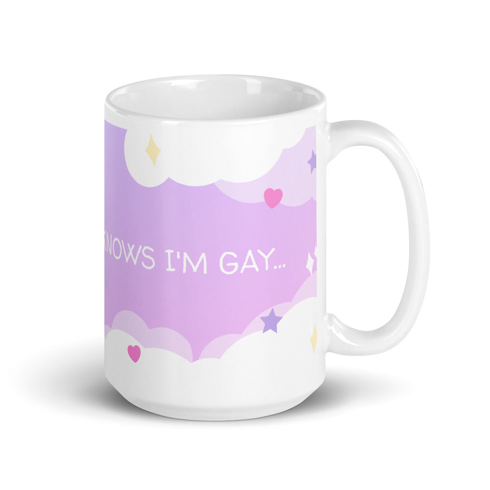 SHHHH. Nobody Knows I'm Gay Mug