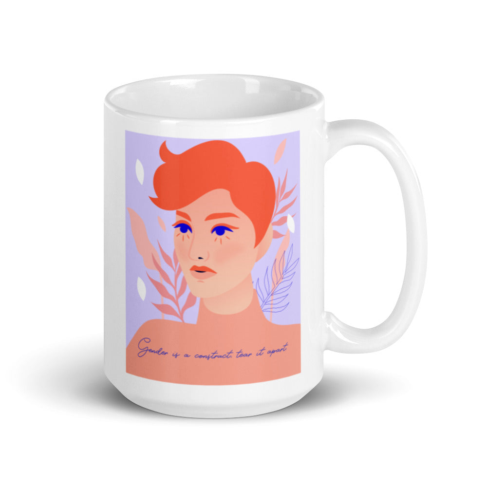 Gender Is A Construct Tear It Apart Mug