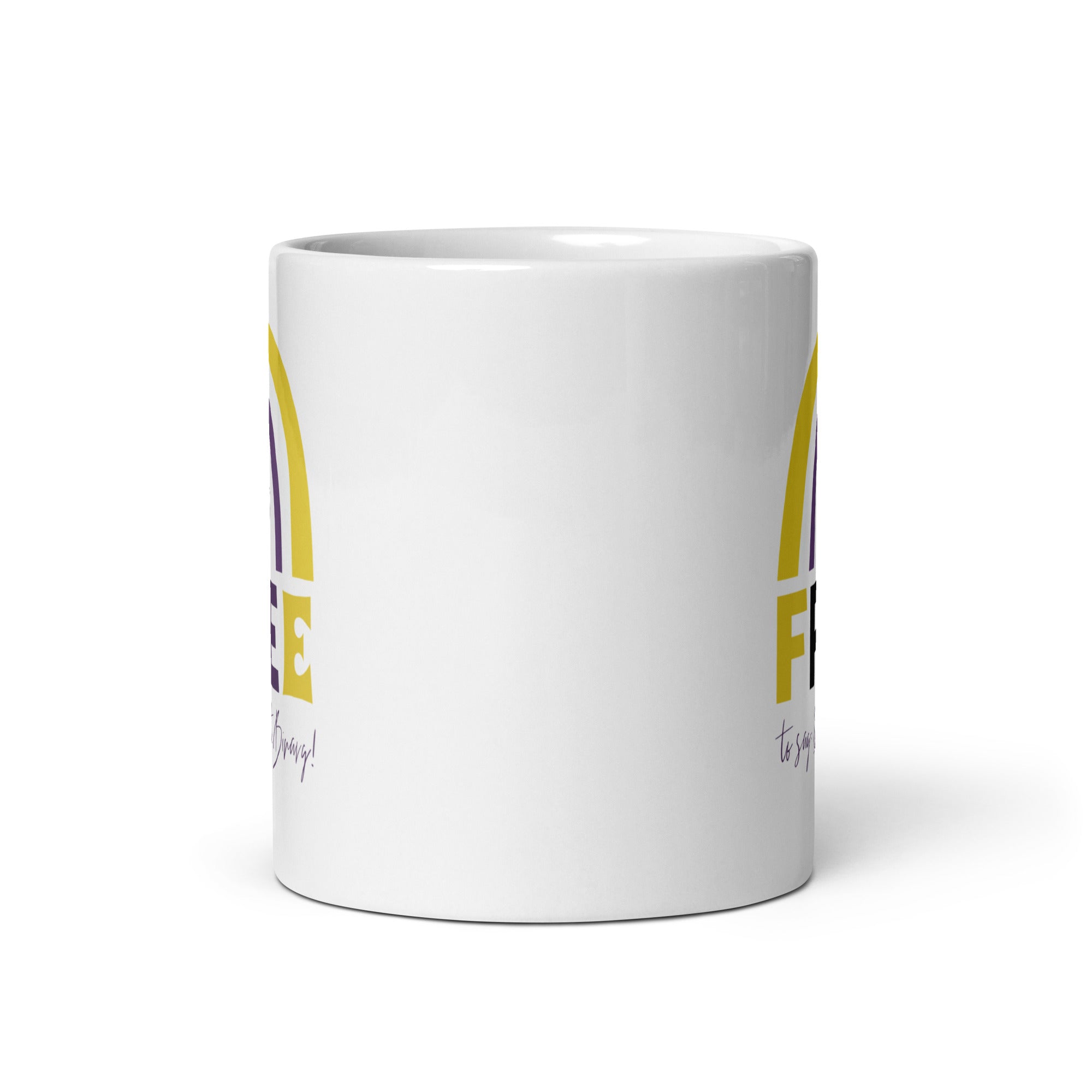 Free To Say: Life Isn't Binary! Mug