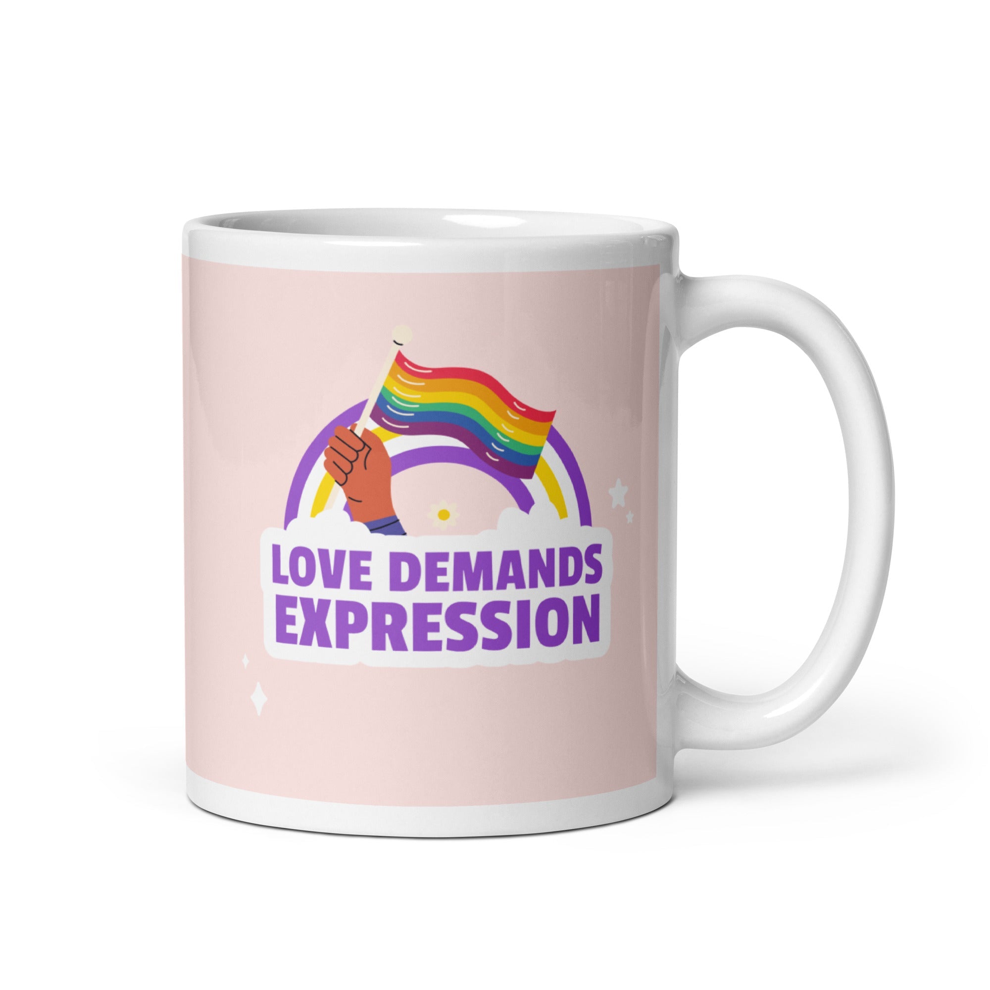 Love Demands Expression Mug