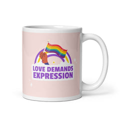 Love Demands Expression Mug
