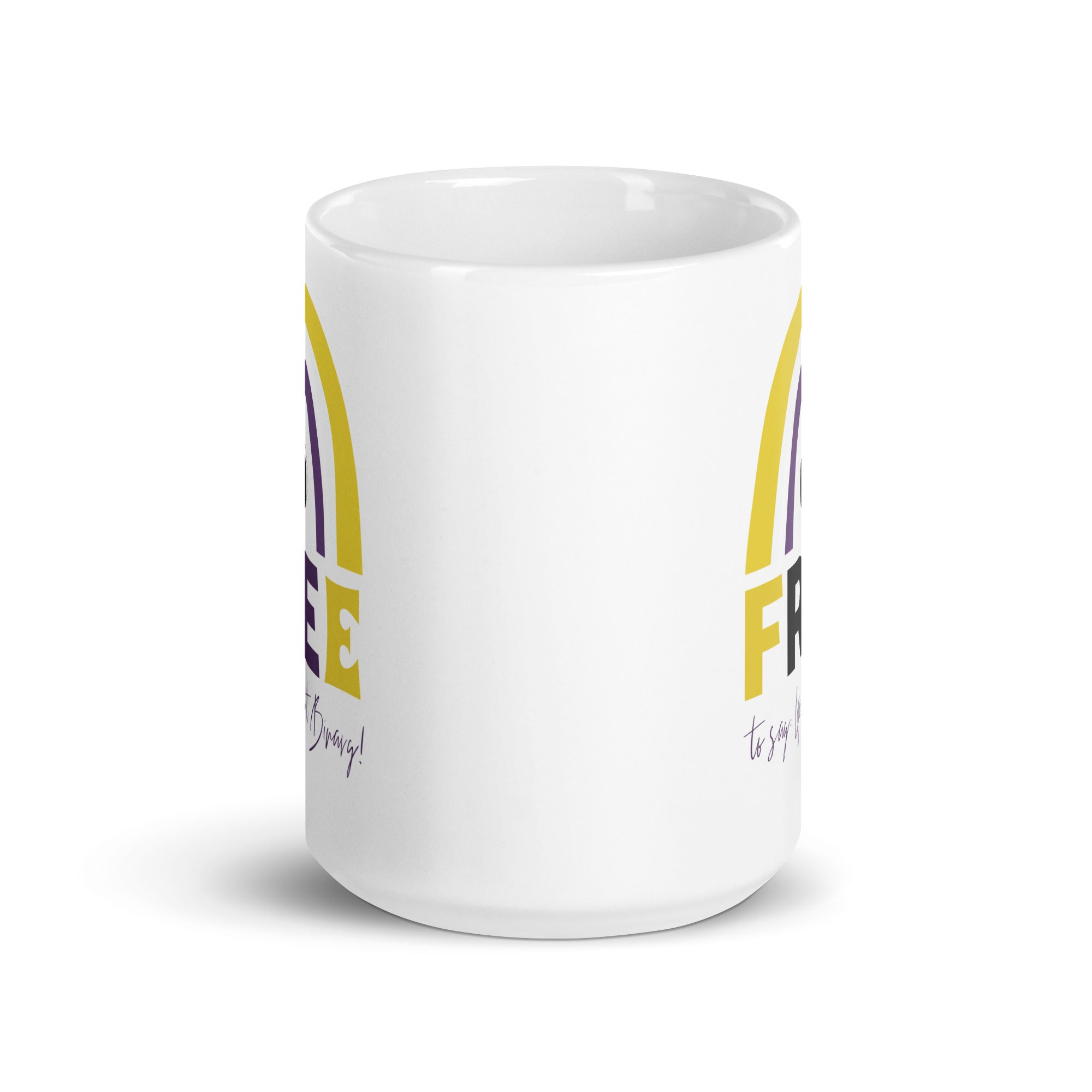 Free To Say: Life Isn't Binary! Mug