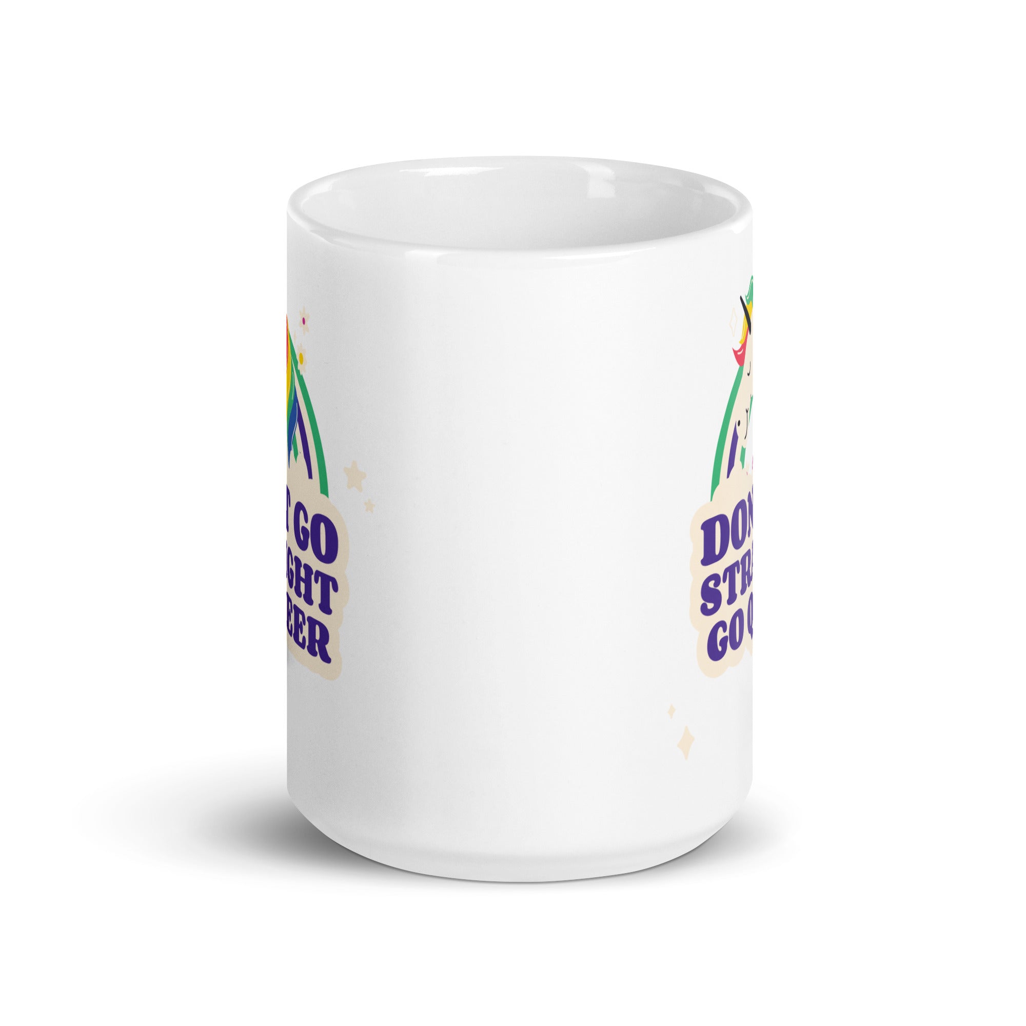 Don't Go Straight Go Queer Mug