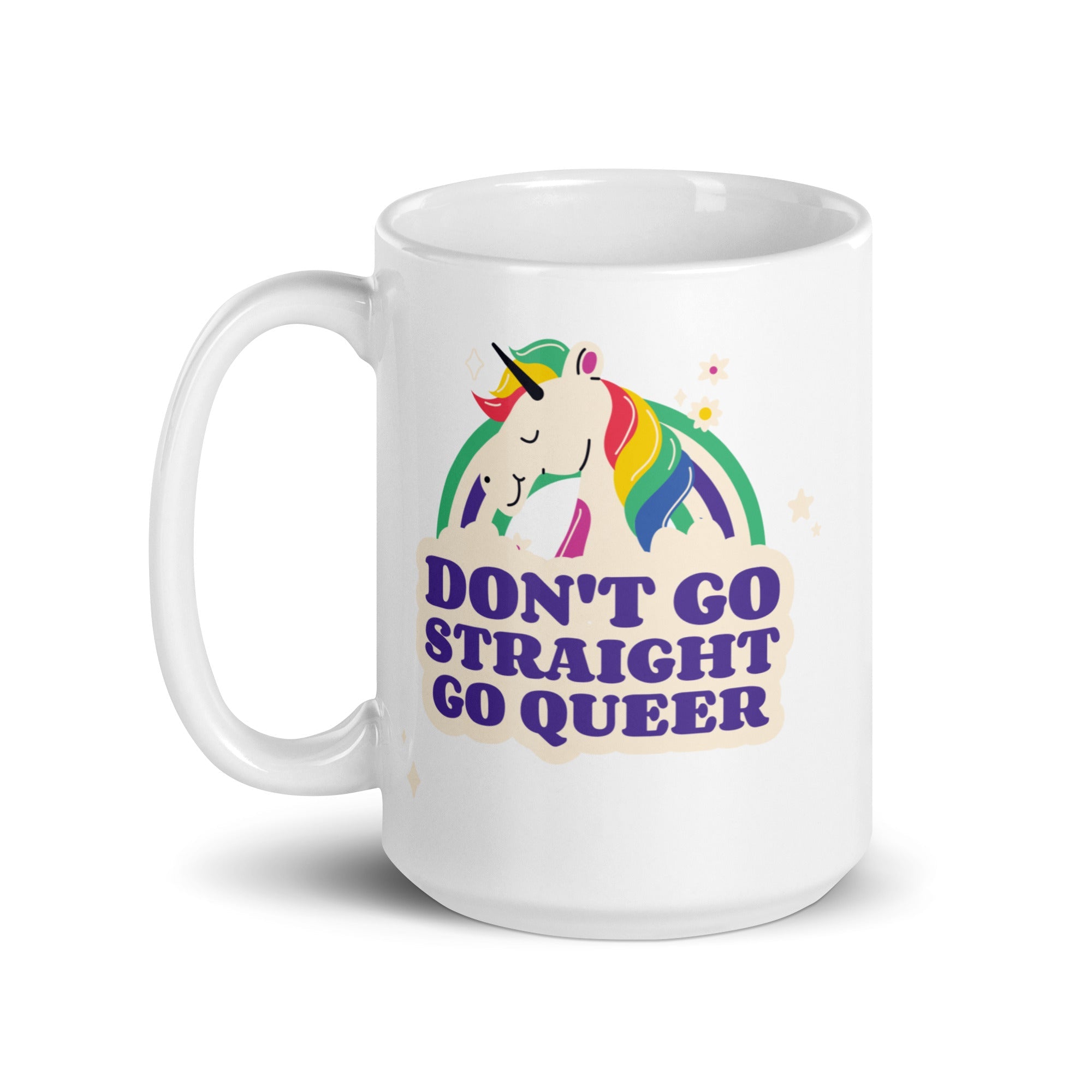 Don't Go Straight Go Queer Mug